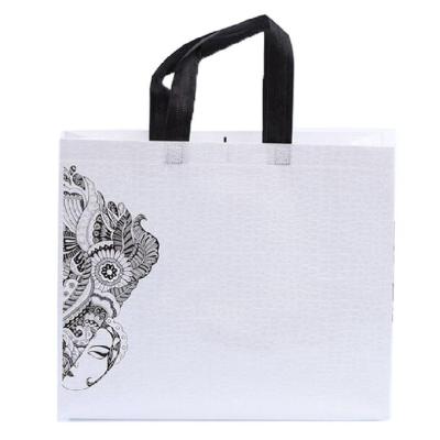 China Lightweight Tote Shopping Non Woven Reusable Bags Stylish With Handles for sale