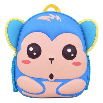 中国 漫画の動物の学童は幼稚園の子供のバックパック3Dの環境友好的袋に入れます 販売のため