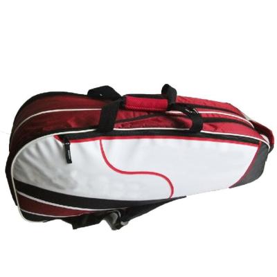 China Sport 600D Polyester + Pu Washable Badminton Racket Bag for sale