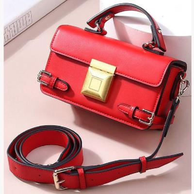 China Single Shoulder Cowhide Genuine Leather Handbags With Thickened Bottom for sale