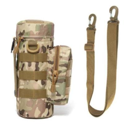 China 600D Oxford Military Water Bottle Pouch With POM Button for sale