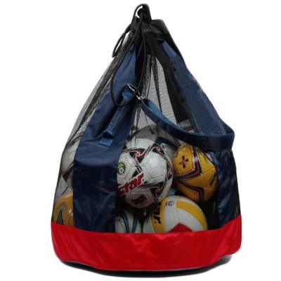 China bolso del balón de fútbol de la malla del paño de 420D Oxford paquete cargado grande de la bola del tamaño de 65 de x 65 de x 82 cm en venta
