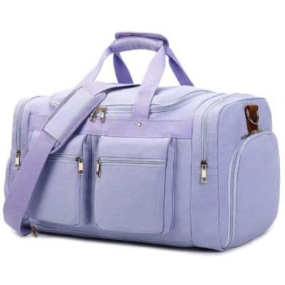 China Ladies Overnight Duffel Bag With Shoe Compartment for sale