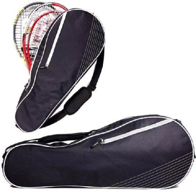 China 600D Polyester Fabric Tennis Racket Bag With Padded Shoulder Strap And Tote Handle for sale