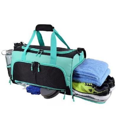 China Polyester Ultimate Gym Bag With 10 Optimal Compartments for sale