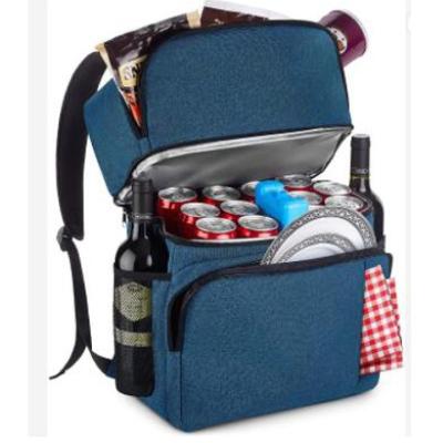 中国 Oem 4 Person Reusable Insulated Cooler Bags Food Storage Picnic Carrying Backpack 販売のため
