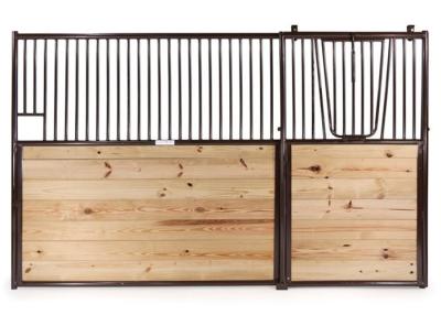 China Bamboo Infill Horse Stable Doors Dutch With Double Wooden Sliding Door for sale