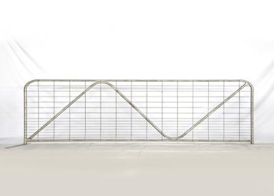 China Anti Crrosion Steel Field Gates , Welded Wire Mesh Steel Farm Fence Gate for sale