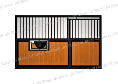 China Jinghua Galvanized Horse Stable with 20/25/32mm bamboo wood door for sale