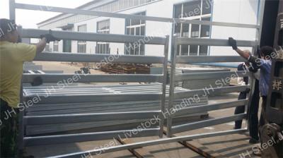 China Hot Dipped Galvanized Cattle Yard Panels 5 6 Bars Cattle Horse Corral Panels for sale