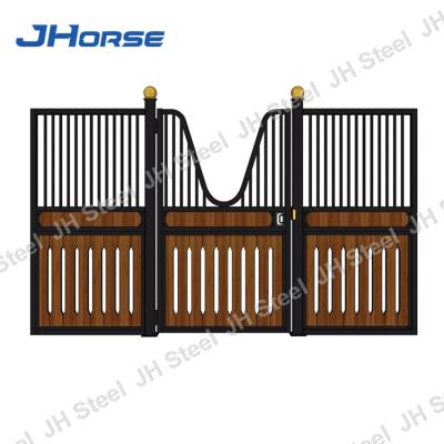 China Farms Horse Stable Sheets Stall Door Latches With Galvanized Steel Frame for sale