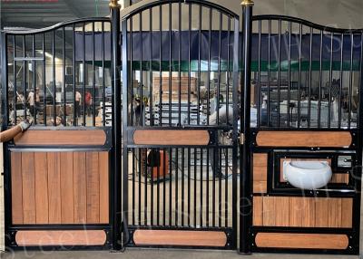 China Double Open Dutch Door Hard Horse Stall Panels Q235 Waterproof for sale