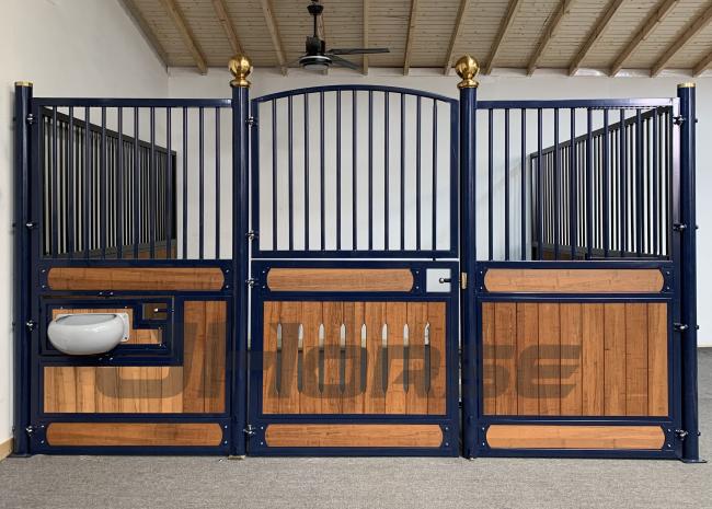 12FT High Heat Treated Bamboo Wood Infill European Horse Stable Stall