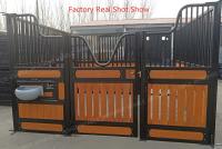 China Stunning Galvanized Pine Infill Metal Horse Stalls Medium Duty Custom for sale