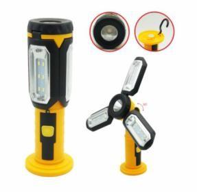 China 22.8x7.8x6.3cm Portable LED Work Lights LED Work Flashlight Pivoting Foldable Functional Flashlight for sale