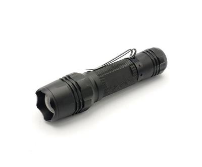 China 3x11.5cm Aluminium Rechargeable High Power Flashlight Focus Adjustable 1x3W XPE 80lm for sale