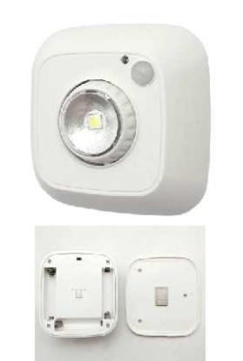 China Wardrobe Motion Sensor Led Light Under Cabinet 75x75x35mm ABS Plastic 1xSMD5050 1W 40Lm for sale