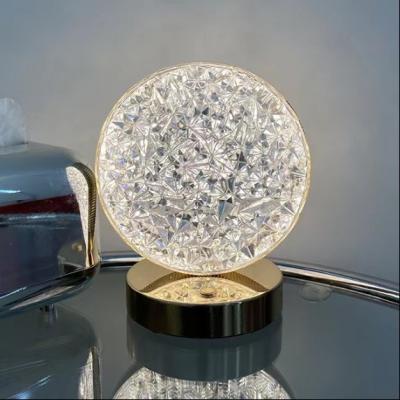 China Lightweight Round Bright Battery Operated Table Lamp For Nursery for sale