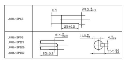 1.2 Degree Nema 34 Stepper Motor 86HS Series 2N.M - 7N.M 278oz.In - 972oz.In 1