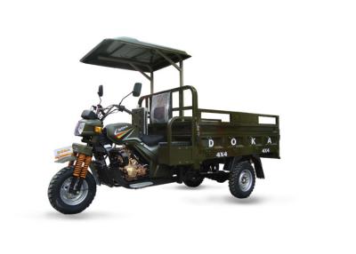 China Shaft Drive Motorized Chinese 3 Wheel Cargo Motorcycle with Steel Frame and Car Axle for sale