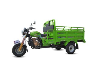 China Green Three Wheel Cargo Motorcycle 150cc Auto Cargo Loader With Normal Rear Axle for sale
