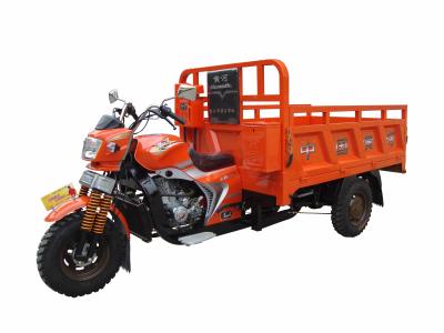 China Differential Axle Cargo Motor Tricycle With Open Body Heightening Carriage for sale