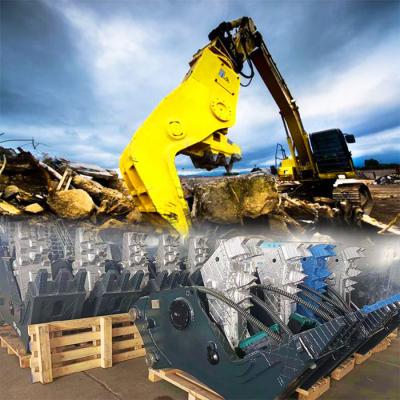 China Heavy Duty Excavator Concrete Crusher , 300 Bar Hydraulic Concrete Muncher for sale