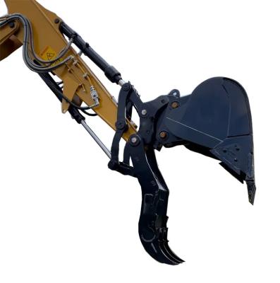 China Mechanical Excavator Thumb Bucket Q355B Reinforced Multi Functional for sale