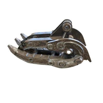 China Attachment high quality professional team excavator mechanical grapple for mini excavator for sale