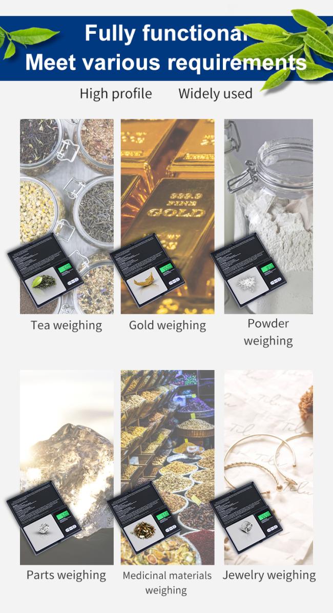 BDS-CS mini weighing 10mg digital pocket scale electronic powder scale jewelry gold scale weight