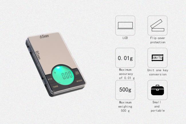 Weighing scales 0.01 Accuracy Kitchen Digital scale LCD Display Pocket scale BDS from China