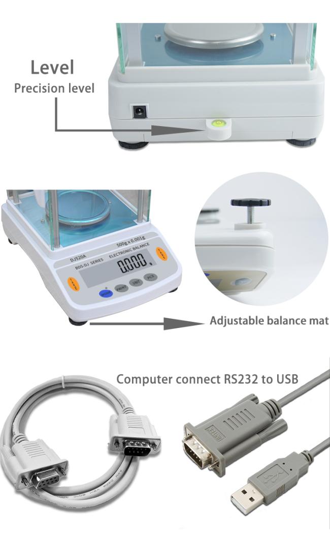 laboratory scales analytical balance digital precision electronic balance jewelry tools scales digital 0.001g high accuracy