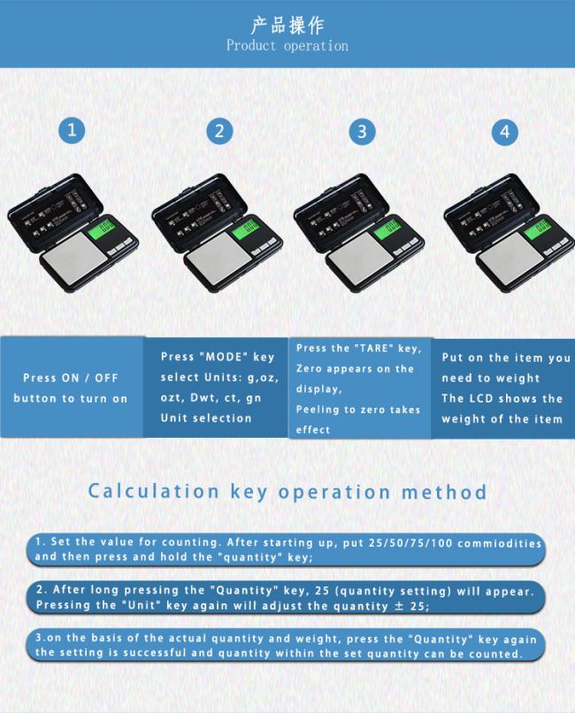 BDSCALES QS hot selling gram scale lab 600g jewelry scale digital weighing balance 0.01g pocket scale with weight