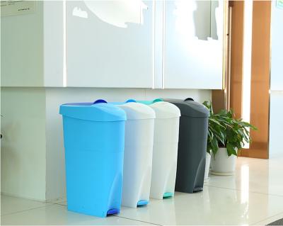 China 5.28 gallon Feminine Sanitary Bins , Pedal Feminine Products Trash Can for sale
