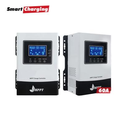 China Todos los tipos de baterías de seguimiento adaptativo MPPT Controlador de carga solar 40A/60A/80A/100A en venta