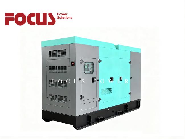 Focus Power Perkins Portable Silent Diesel Generator in operation