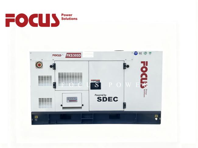 SDEC Silent Diesel Generator Set in industrial setting