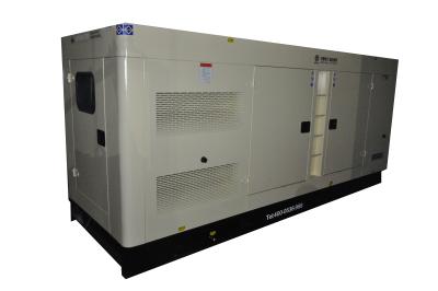 中国 440V容器のディーゼル発電機の白い移動式トレーラーの発電機 販売のため