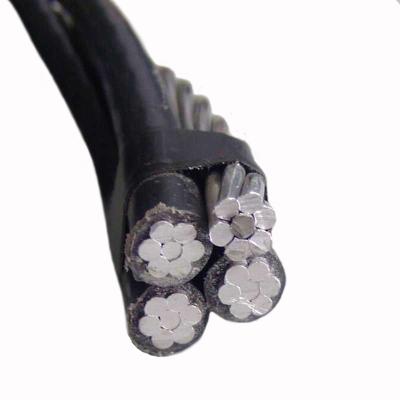 China Medium Voltage PVC / XLPE Insulation 50mm2 Aerial Bundled Cable for sale