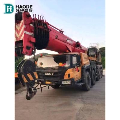 China Used Sany Diesel Heavy Hydraulic Truck Crane 100 Ton Lifting Machine STC1000 for sale
