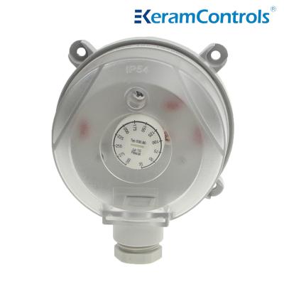 China 1.5A Air Differential Pressure Switches , 10 KPa DP Switch In Hvac for sale