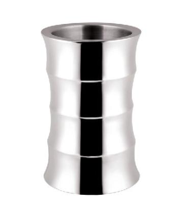 China Bamboo Stainless steel ice bucket SHKT-4017,metal ice bucket for sale