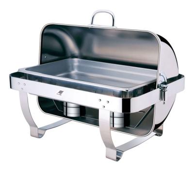 China High quality Rectangle roll top Stainless steel chafing dish TMZ-1001S series for sale