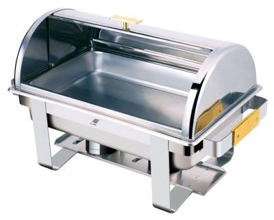 China High quality Economy Roll top oblong chafing dish for sale