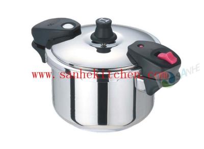 China Factory supply hot sale fashional stainless steel pressure cooker,Triple bottom for sale