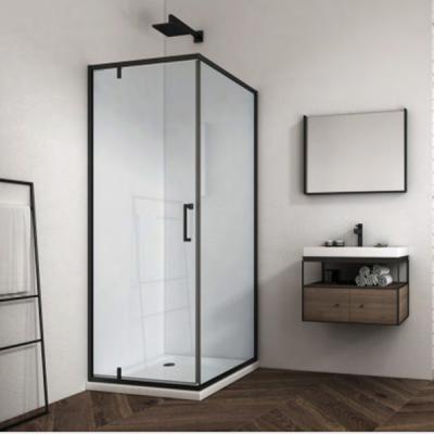 China Cuadro sin marco estilo de baño gabinetes de ducha de 6 mm de vidrio en venta