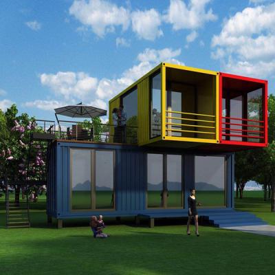 China Modern Creative Container Steel Living House 20ft 40ft for sale