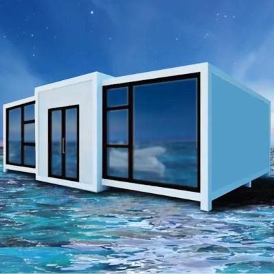 China Movable Prefab Expandable Container Modern Home Luxury Villa Expandable Shipping Container for sale
