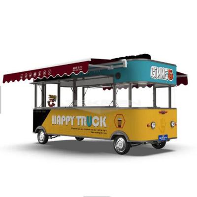 China Big Mobile Food Truck With BBQ Grill Printing Shops for sale