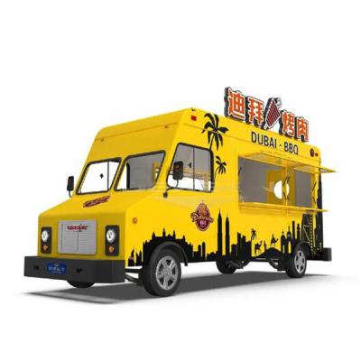 China Quiosco de helados Postre Carrito de comedor Camiones de comida rápida móviles Coche de comida eléctrica en venta